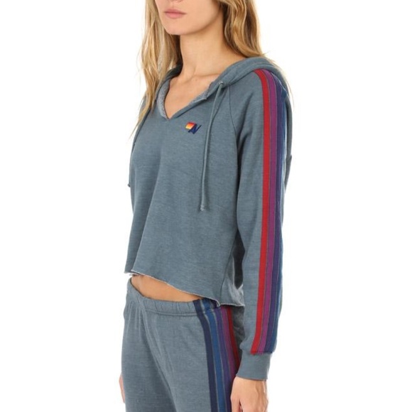 Aviator Nation Tops - ⭐️HP Aviator Nation Cropped Hoodie